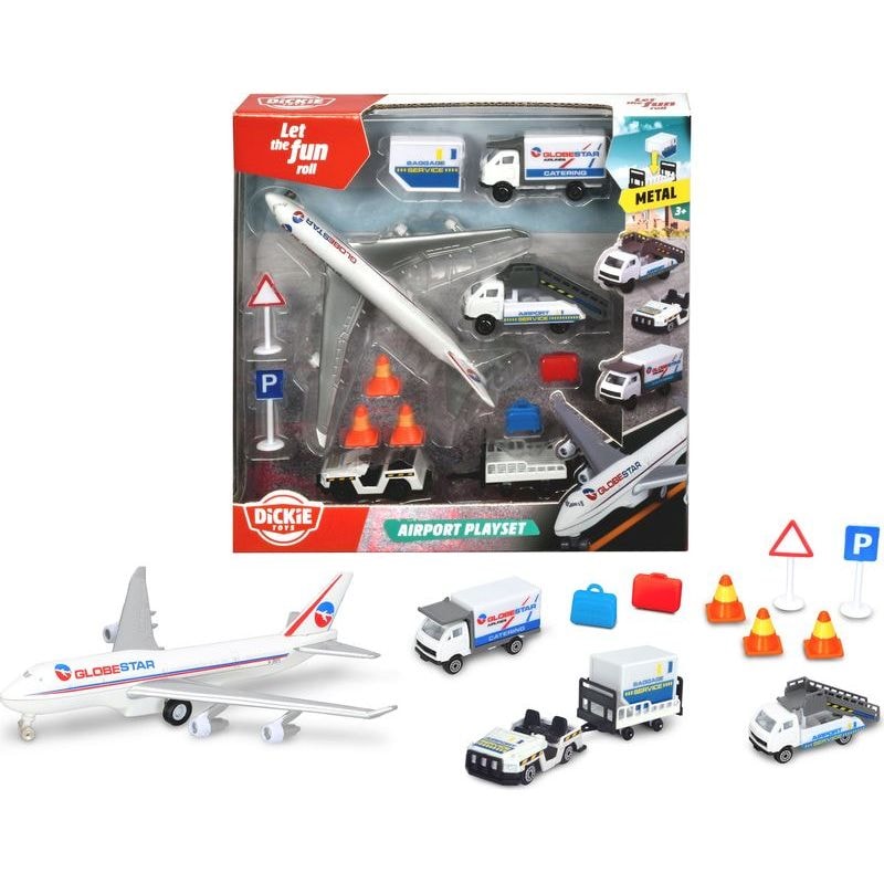 Dickie City Airport Playset 13 Piece Toy Set 1 Dickie City Airport Playset 13 Piece Toy Set