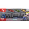 Dickie City Car Carrier Blue Express with 3 Die-Cast Cars