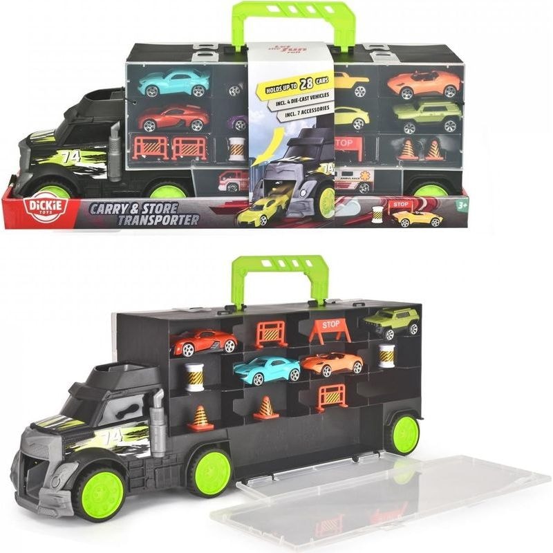 Dickie City Carry and Store Transporter with 4 Cars and Accessories 4 Dickie City Carry and Store Transporter with 4 Cars and Accessories - Image 4