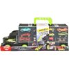 Dickie City Carry and Store Transporter with 4 Cars and Accessories