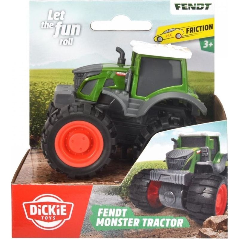 Dickie Farm Fendt Monster Tractor Toy 9cm 1 Dickie Farm Fendt Monster Tractor Toy 9cm