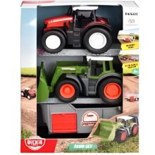 Dickie Farm Fendt and Massey Ferguson Farm Set with Trailer