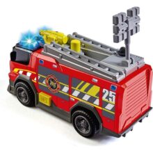 Dickie SOS Light and Sound Fire Truck Toy 15cm