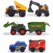 Dickie City Micro City Team Vehicle Set with 6 Vehicles