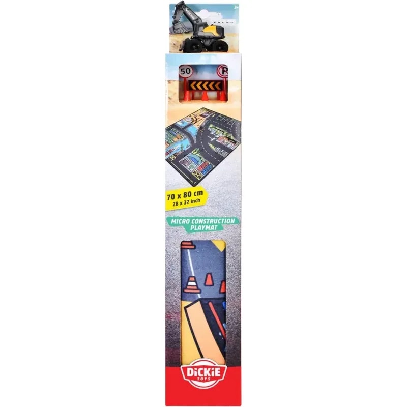 Dickie Micro Construction Playmat with Vehicle 3 Dickie Micro Construction Playmat with Vehicle - Image 3