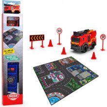 Dickie Micro SOS Playmat with Vehicle