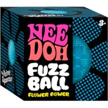 NeeDoh Fuzz Ball Flower Power Blue