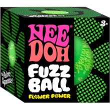NeeDoh Fuzz Ball Flower Power Green