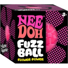 NeeDoh Fuzz Ball Flower Power Pink