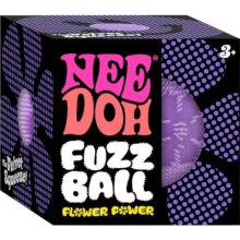 NeeDoh Fuzz Ball Flower Power Purple