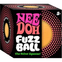 NeeDoh Fuzz Ball Velvet Squeeze Orangrageous
