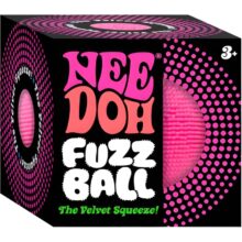 NeeDoh Fuzz Ball Velvet Squeeze Tickled Pink