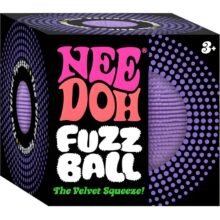 NeeDoh Fuzz Ball Velvet Squeeze Purplicious