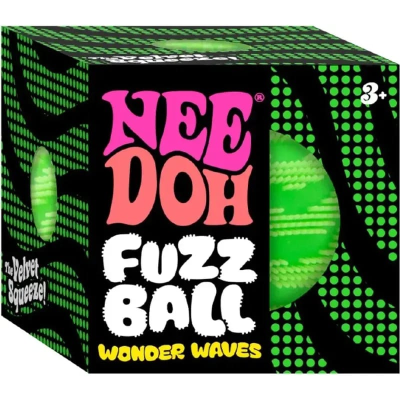 NeeDoh Fuzz Ball Wonder Waves Green 1 NeeDoh Fuzz Ball Wonder Waves Green
