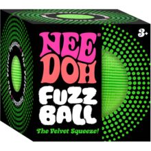 NeeDoh Fuzz Ball Velvet Squeeze Zesty Green
