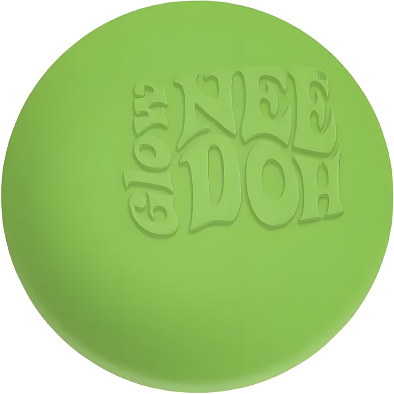 NeeDoh Glow in the Dark Green 2 NeeDoh Glow in the Dark Green - Image 2
