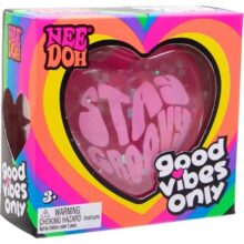 NeeDoh Good Vibes Only Pink