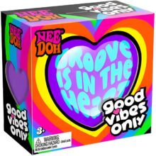 NeeDoh Good Vibes Only Purple