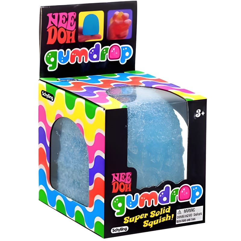 NeeDoh Gumdrop Teal 1 NeeDoh Gumdrop Teal