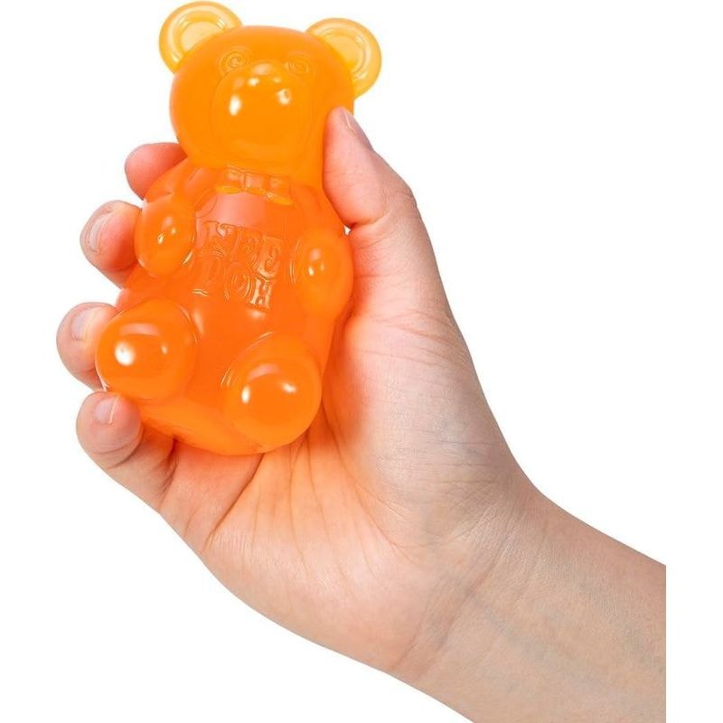 NeeDoh Gummy Bear Orange 2 NeeDoh Gummy Bear Orange - Image 2