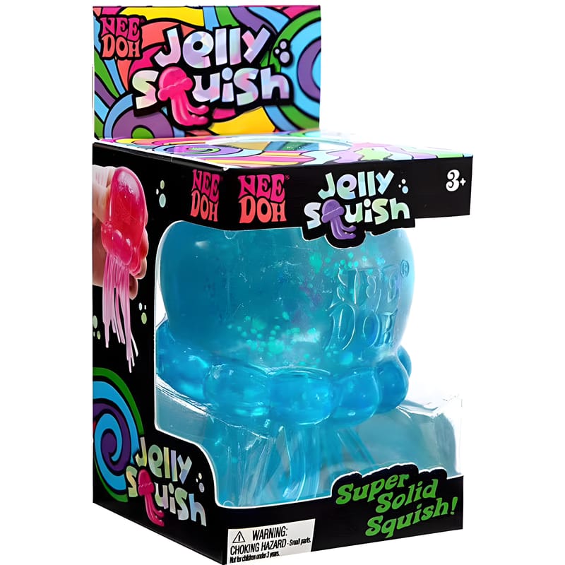 NeeDoh Jelly Squish Blue 1 NeeDoh Jelly Squish Blue
