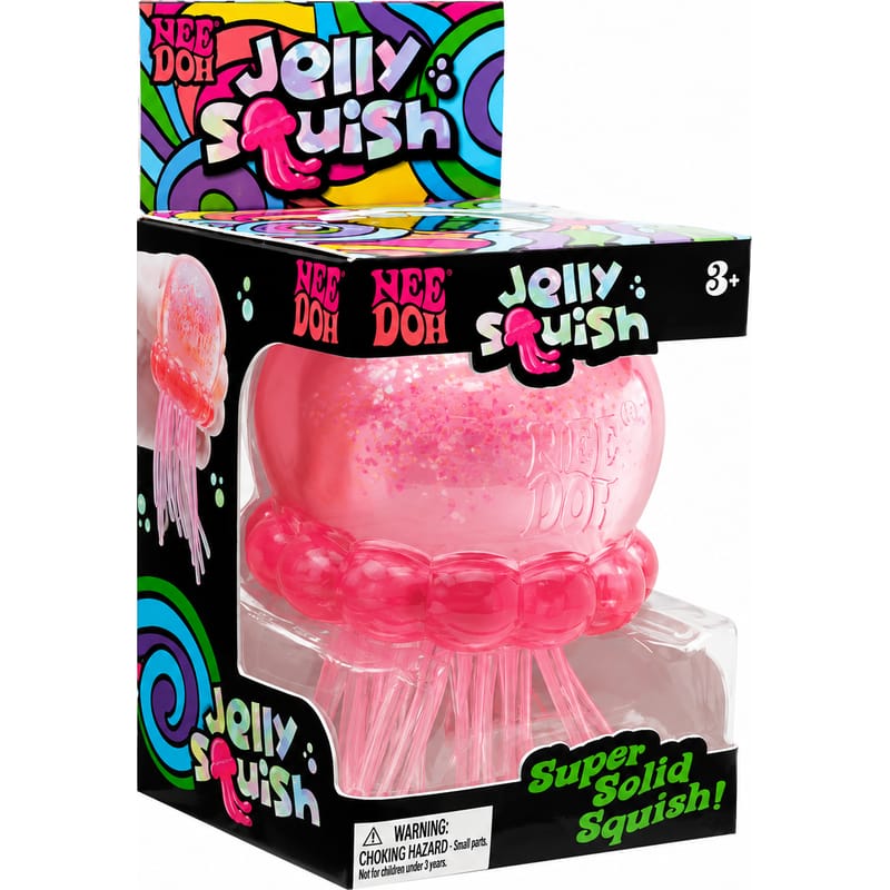 NeeDoh Jelly Squish Pink 1 NeeDoh Jelly Squish Pink