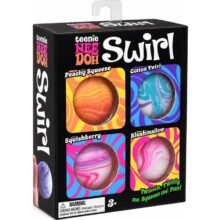 NeeDoh Nice Cube Swirl Teenie Multi 4 Pack