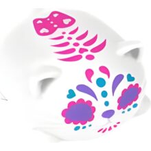 Alternative view of NeeDoh Sugar Skull Cats Pink