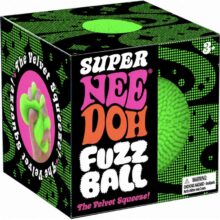 NeeDoh Super Fuzz Ball Green