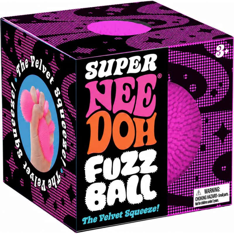 NeeDoh Super Fuzz Ball Pink 1 NeeDoh Super Fuzz Ball Pink