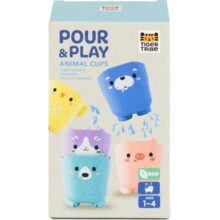 Tiger Tribe Pour and Play Animal Cups Bath Toy