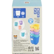 Tiger Tribe Pour and Play Animal Cups Bath Toy 5 Tiger Tribe Pour and Play Animal Cups Bath Toy