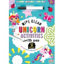 Unicorn Wipe Clean Activity Book with Pen