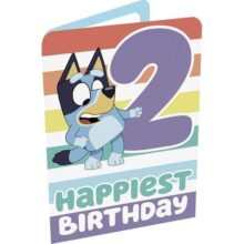 Bluey 2nd Birthday Card