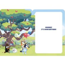 Alternative view of Bluey 2nd Birthday Card