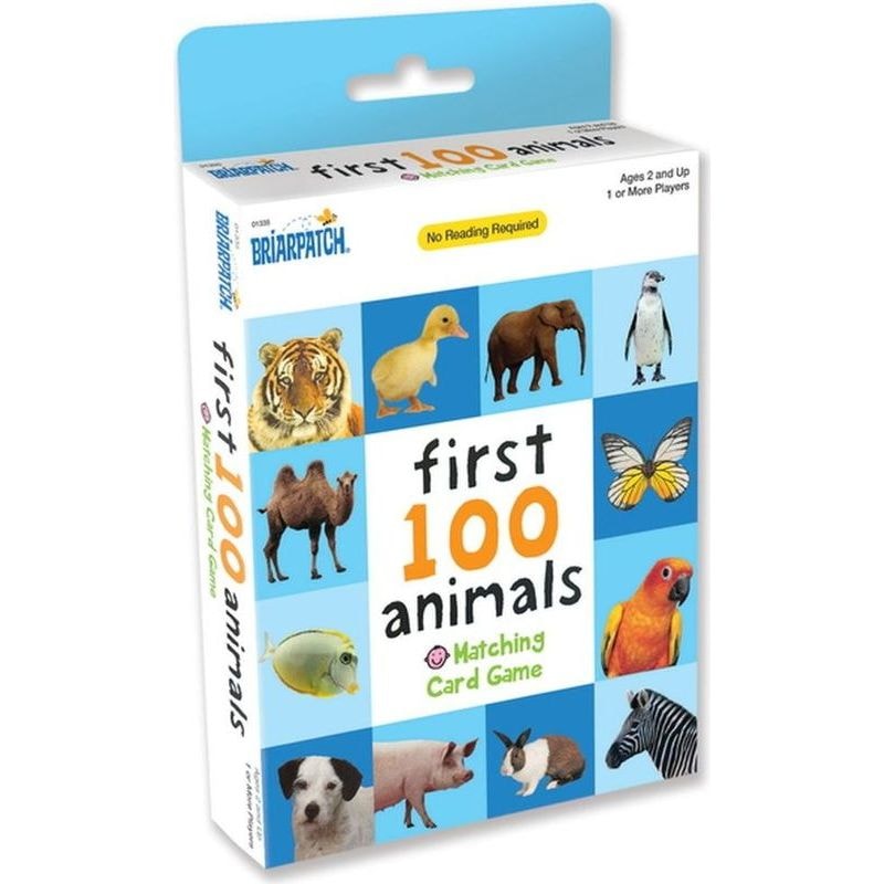First 100 Animals Matching Card Game 1 First 100 Animals Matching Card Game