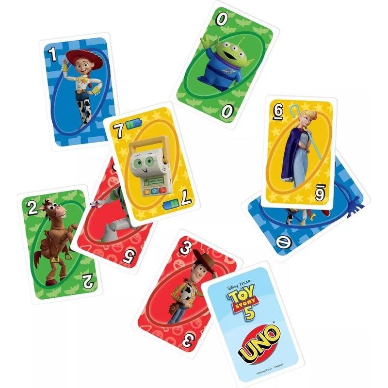 UNO Disney Pixar Toy Story 5 Card Game 3 UNO Disney Pixar Toy Story 5 Card Game - Image 3
