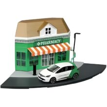 Alternative view of Bburago 1:43 Street Fire City Pharmacy Playset