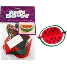 Craft Workshop Make Your Own Felt Coin Purse Kit Watermelon