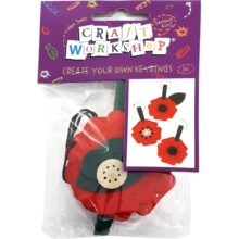 Craft Workshop Make Your Own Keyring Kit 3 Pack Poppy