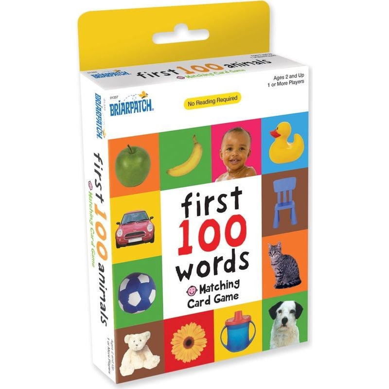 First 100 Words Matching Card Game 1 First 100 Words Matching Card Game