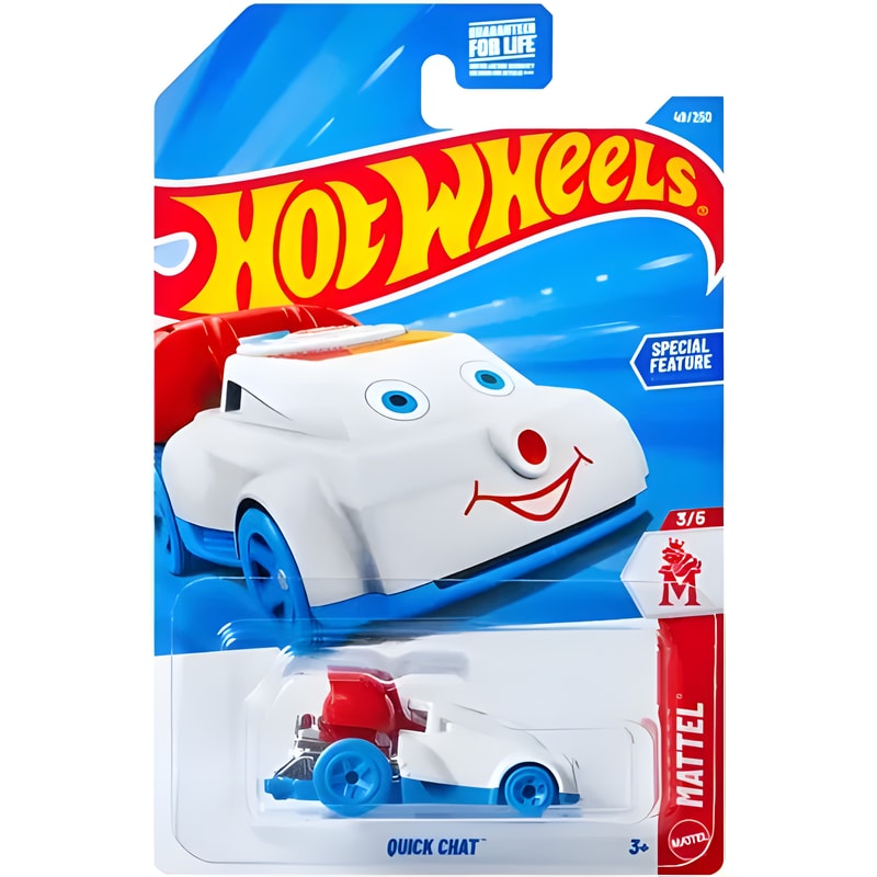 Hot Wheels 1.64 Car Mattel - Quick Chat 1 Hot Wheels 1.64 Car Mattel - Quick Chat