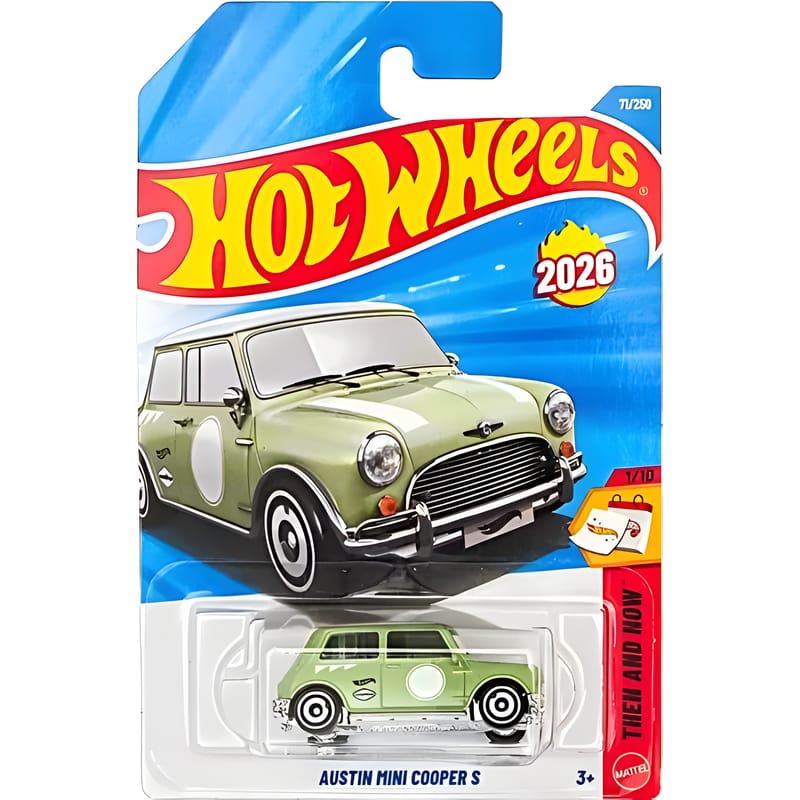 Hot Wheels 1.64 Car Then and Now - Austin Mini Cooper S 1 Hot Wheels 1.64 Car Then and Now - Austin Mini Cooper S
