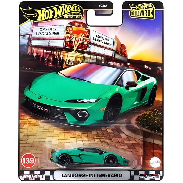 Hot Wheels Premium Boulevard Lamborghini Temerario 139 1 Hot Wheels Premium Boulevard Lamborghini Temerario 139