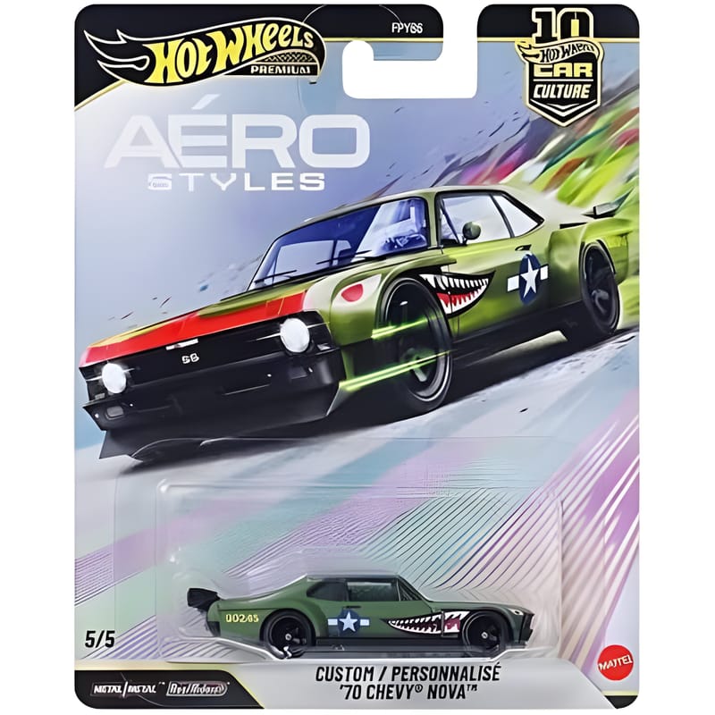 Hot Wheels Premium Car Culture Aero Styles Custom 1970 Chevy Nova 1 Hot Wheels Premium Car Culture Aero Styles Custom 1970 Chevy Nova