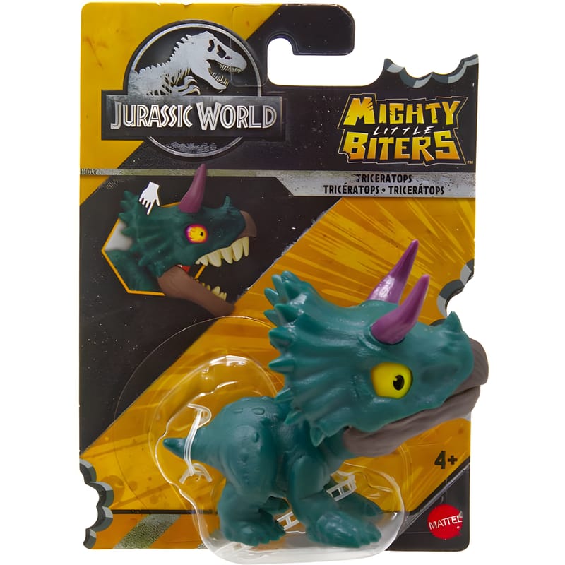Jurassic World Mighty Little Biters Triceratops Dinosaur 1 Jurassic World Mighty Little Biters Triceratops Dinosaur