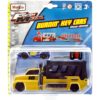 Maisto Fresh Metal Burnin Key Cars Hauler Launcher Gold