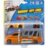 Maisto Fresh Metal Burnin Key Cars Hauler Launcher Orange