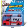 Maisto Fresh Metal Burnin Key Cars Hauler Launcher Red