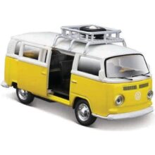 Maisto Weekenders Volkswagen Campervan Diecast Yellow 11.5 cm - Image 2